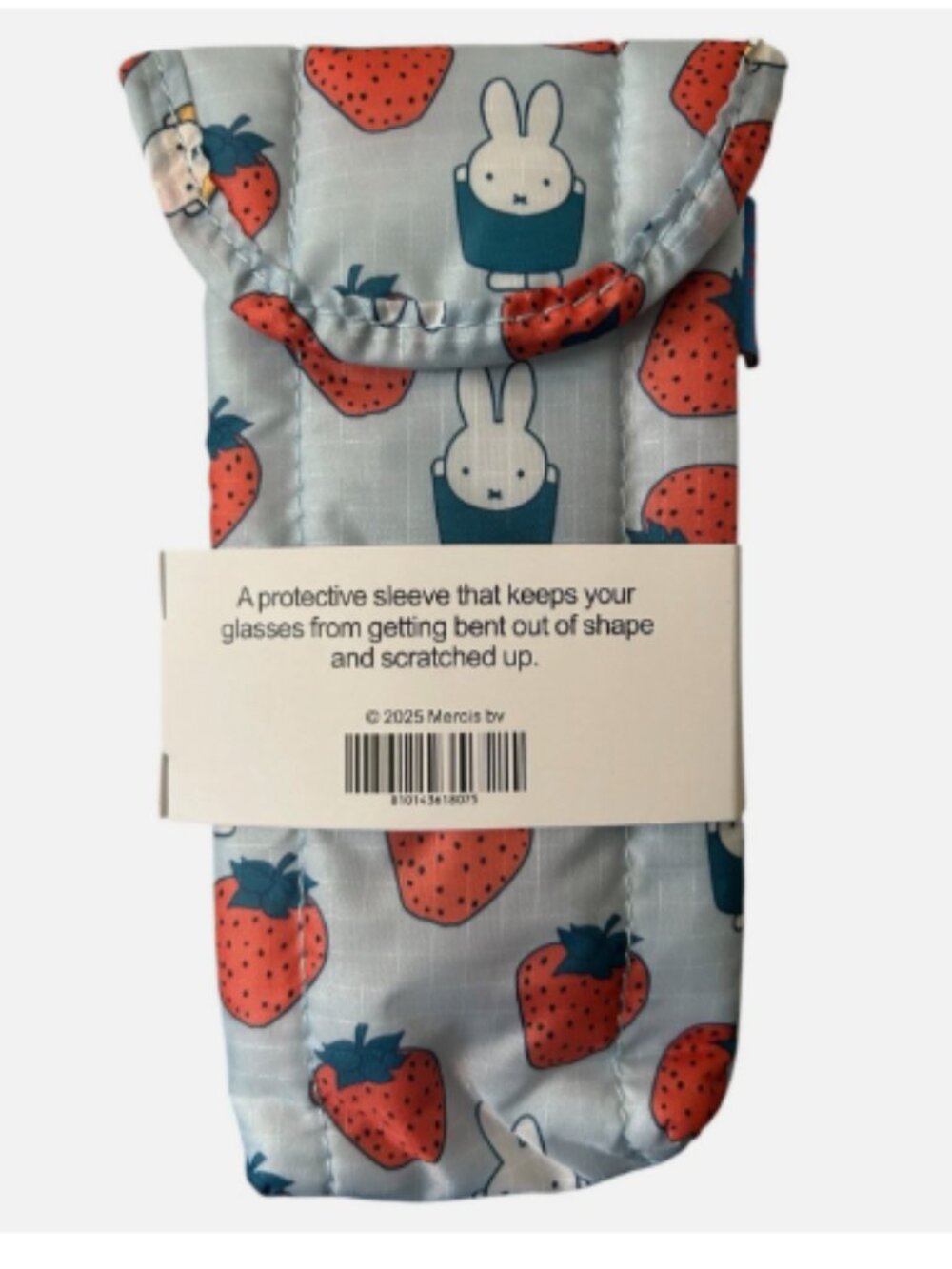 Rabbit Miffy Strawberry Glasses Case Sleeve Sunglasses Storage Soft Protector